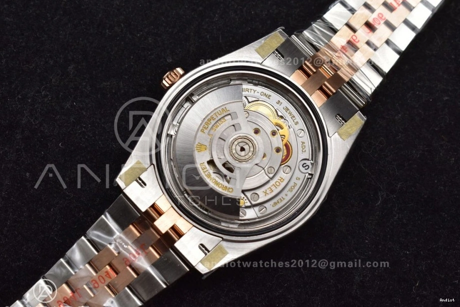 Roman 126333 DateJust 41 ARF Gray Best Dial SS 904L Weight) 1:1 RG Green SS Jubilee on Bracelet (Gain SH3235 Steel Edition RG 0501